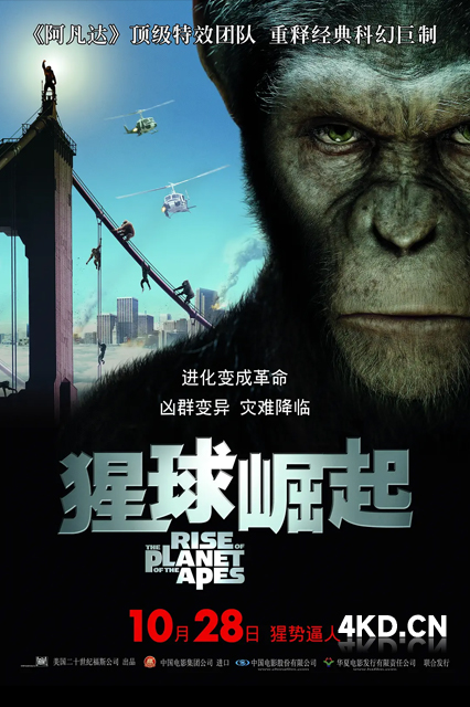 猩球崛起 Rise of the Planet of the Apes 2011