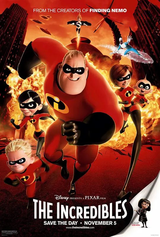 超人总动员 国语版 The Incredibles 2004 超人特工队(港)/超人特攻队(台)/超人家族