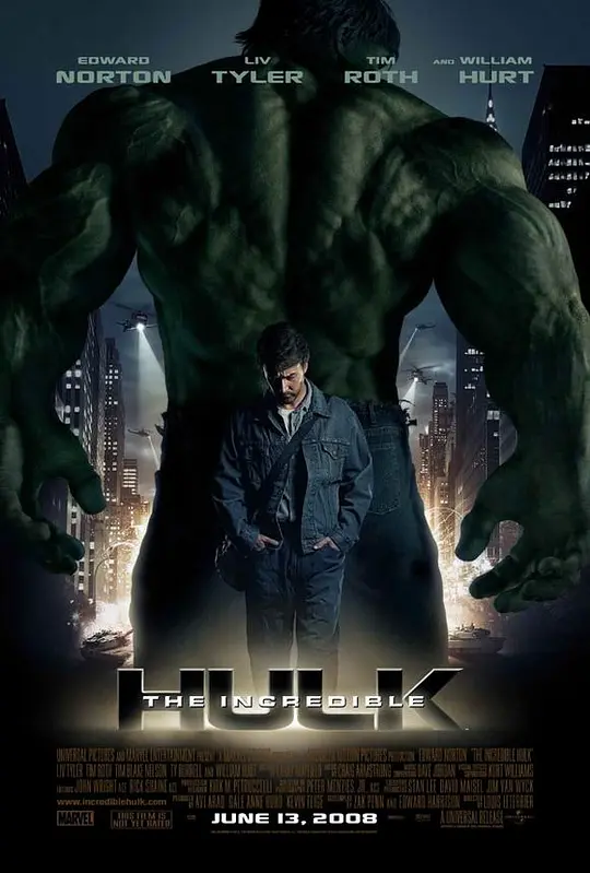 无敌浩克 The Incredible Hulk 2008 新变形侠医(港)/神奇绿巨人/绿巨人2