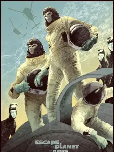逃离猩球 Escape from the Planet of the Apes 1971 猿人袭地球3(港)/人猿星球3